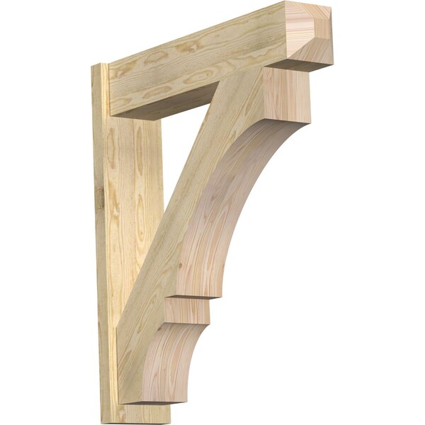 Ekena Millwork Balboa Craftsman Rough Sawn Outlooker, Douglas Fir, 8"W x 36"D x 40"H OUT08X36X40BOA04RDF - main